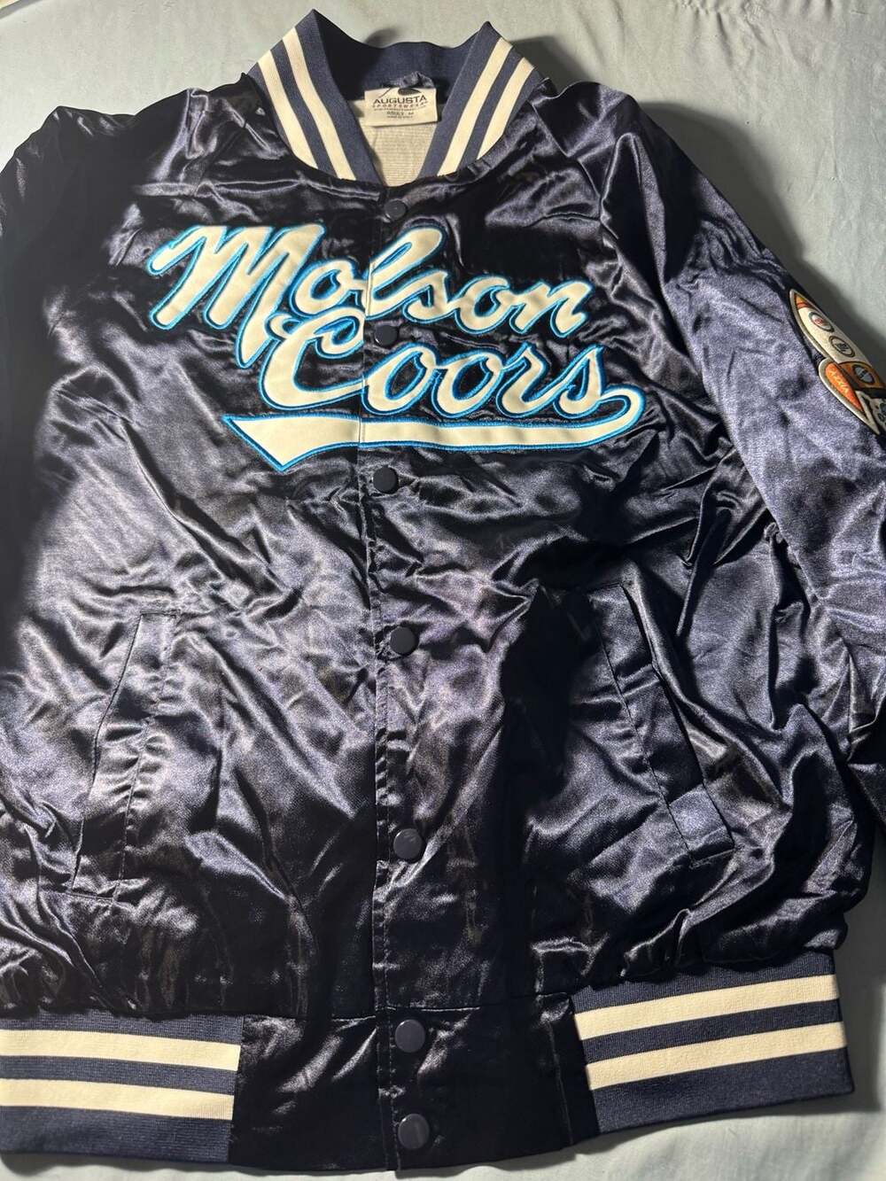 Augusta Sportswear Molson Coors Bomber Jacket Size M